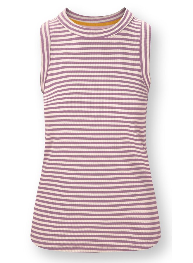 Trinity Sleeveless Top Little Sumo Stripe Lilac