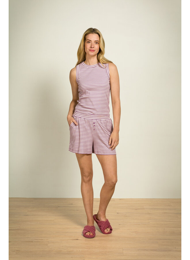 Trinity Sleeveless Top Little Sumo Stripe Lilac