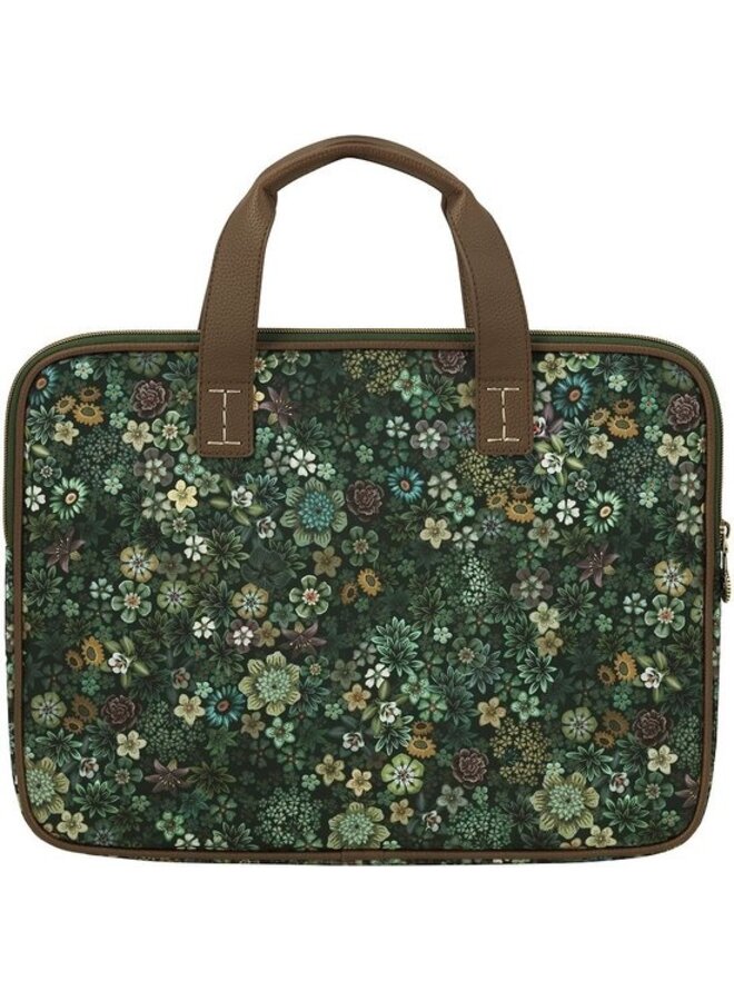 Olivia Laptop Sleeve Tutti i Fiori Green 40x2,5x30cm