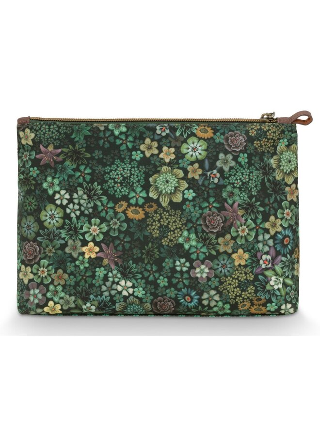 Cosmetic Bag Pip Studio Combi Tutti Fiori Green 26x18x7,5cm