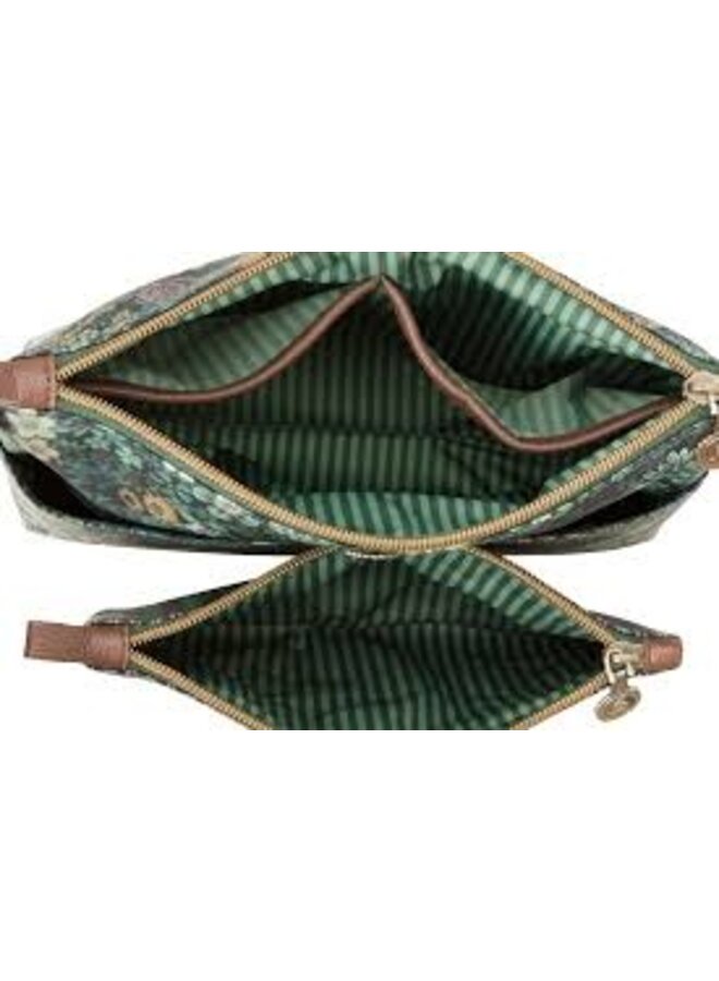 Cosmetic Bag Pip Studio Combi Tutti Fiori Green 26x18x7,5cm