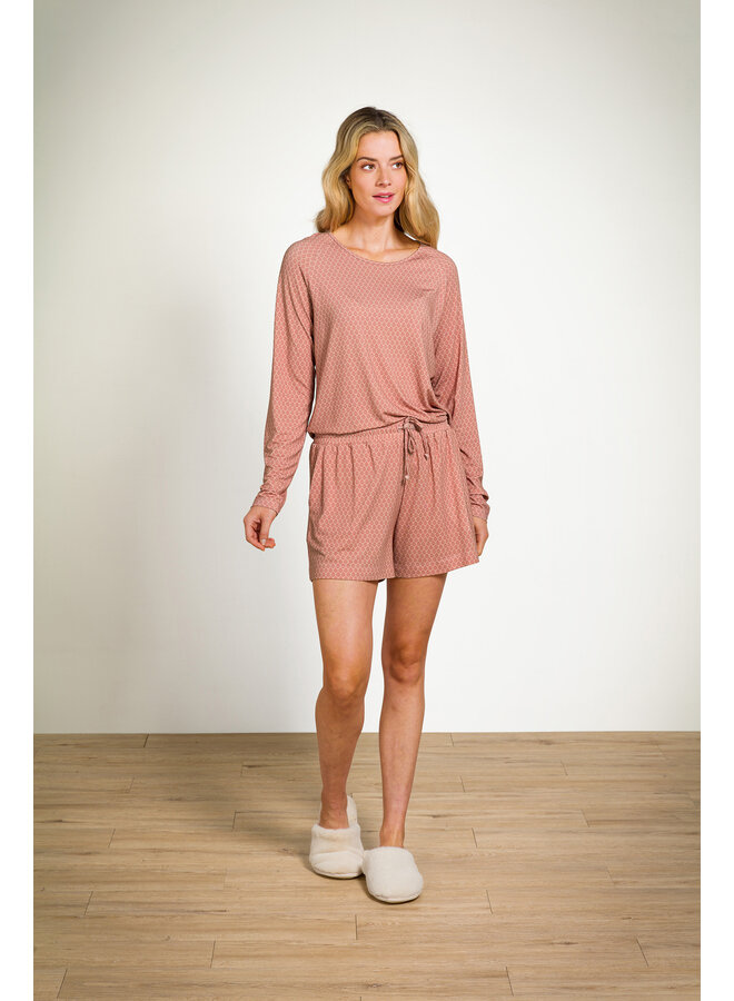 Bob Short Trousers Thousand Leaves Pink