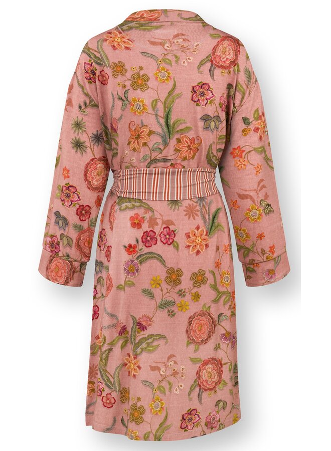 Nisha Kimono Coco Flower Coral