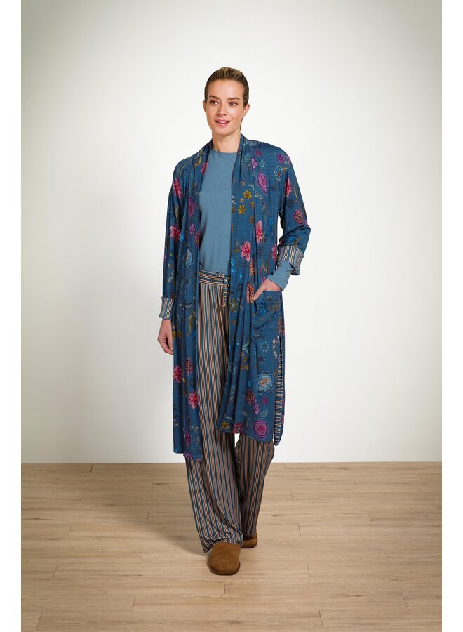 Nisha Kimono Coco Flower Blue
