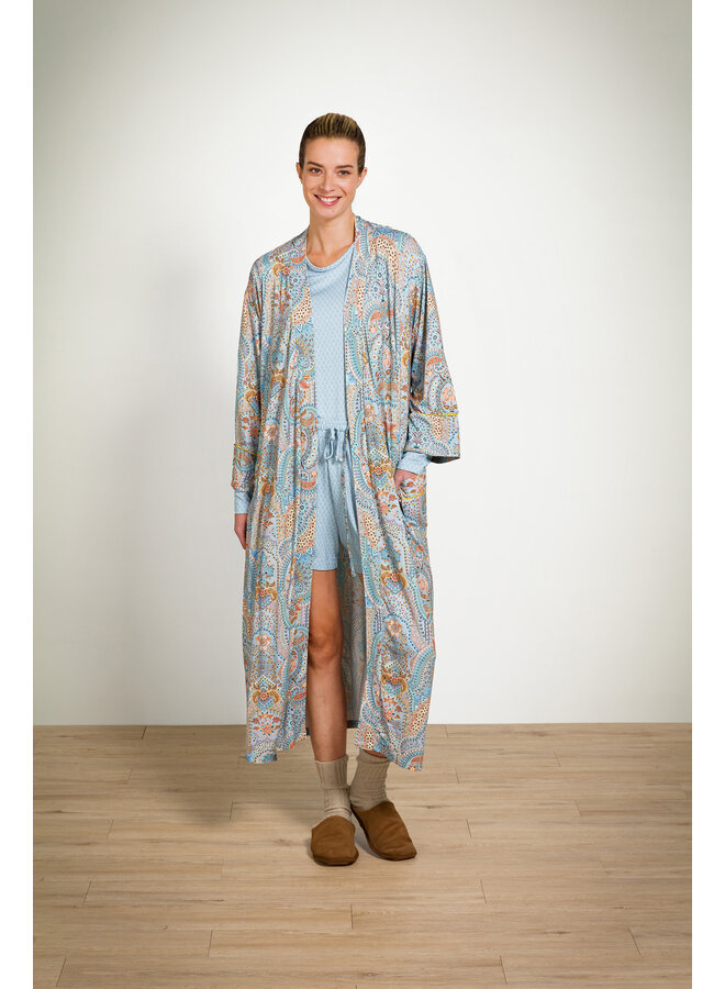 Noa Kimono Jabali Blue