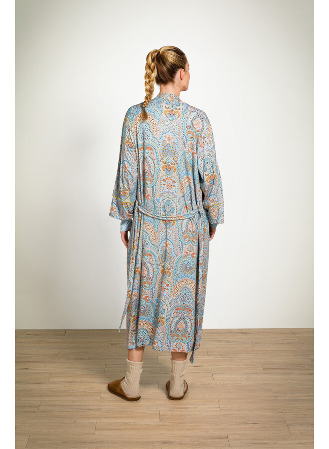 Noa Kimono Jabali Blue