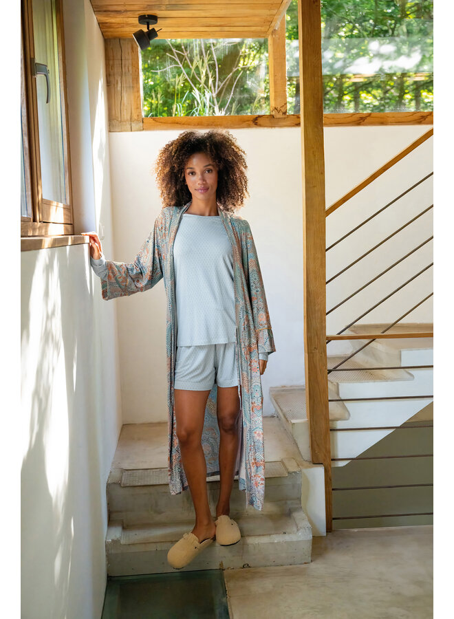 Noa Kimono Jabali Blue