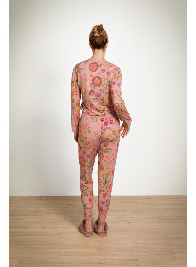 Trice Long Sleeve Top Coco Flower Coral