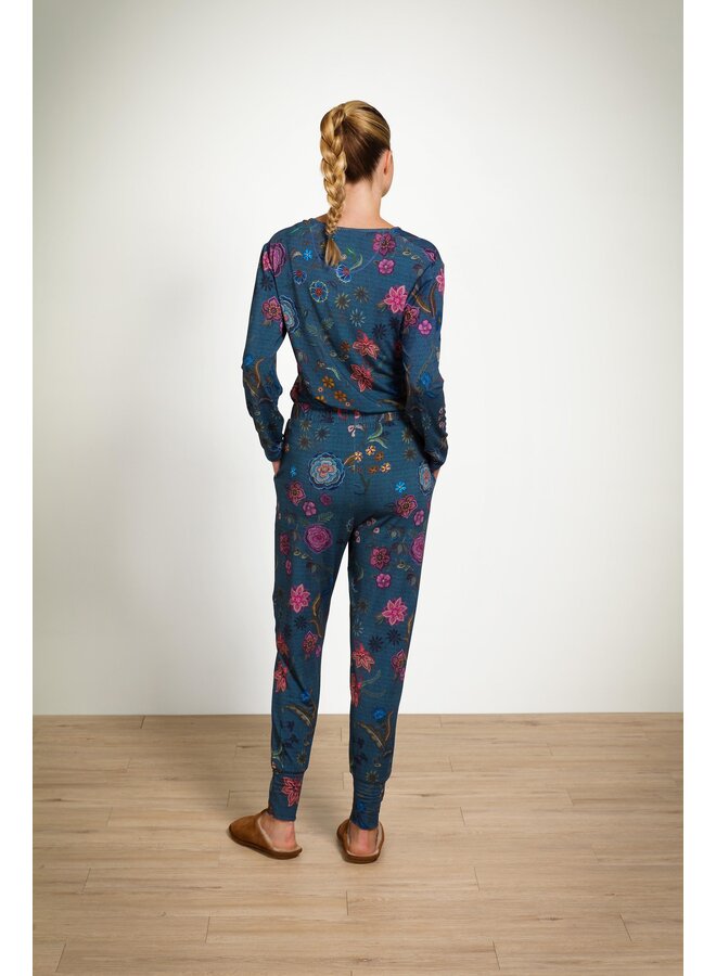 Trice Long Sleeve Top Coco Flower Blue