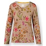 Trice Long Sleeve Top Coco Flower Sand