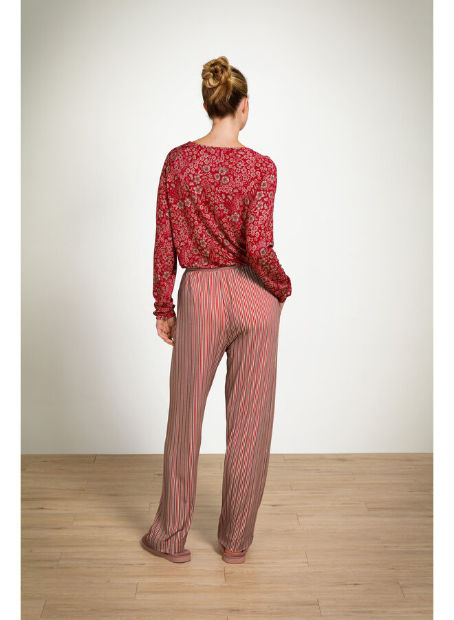 Tina Long Sleeve Top Daisy Dreams Red