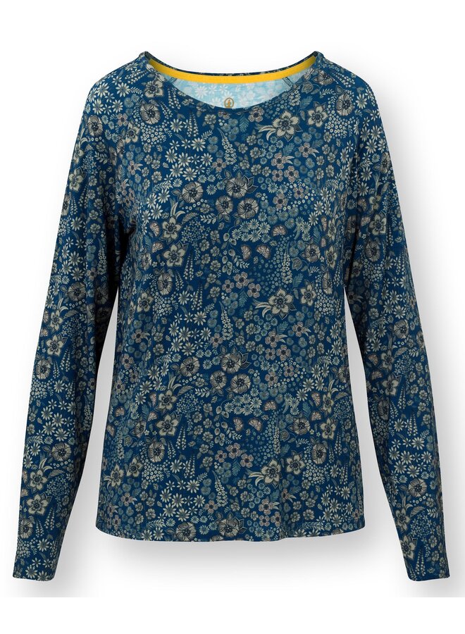 Tina Long Sleeve Top Daisy Dreams Blue