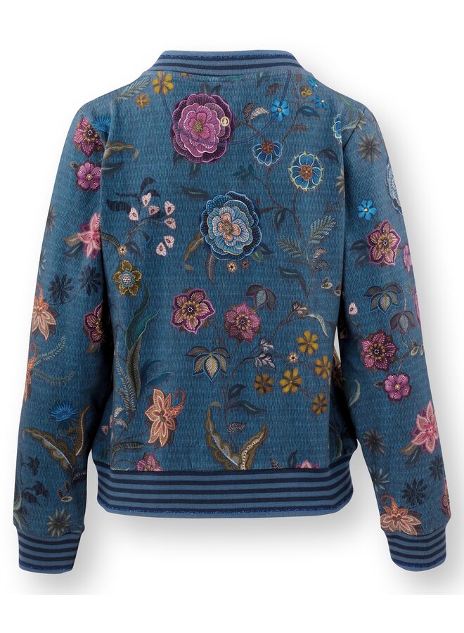 Nicos Jacket Coco Flower Blue