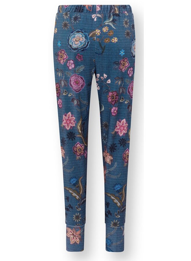 Bobien Long Trousers Coco Flower Blue