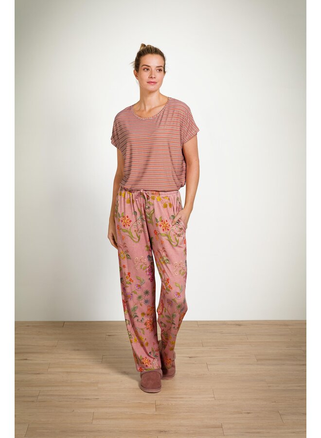 Belin Long Trousers Coco Flower Coral
