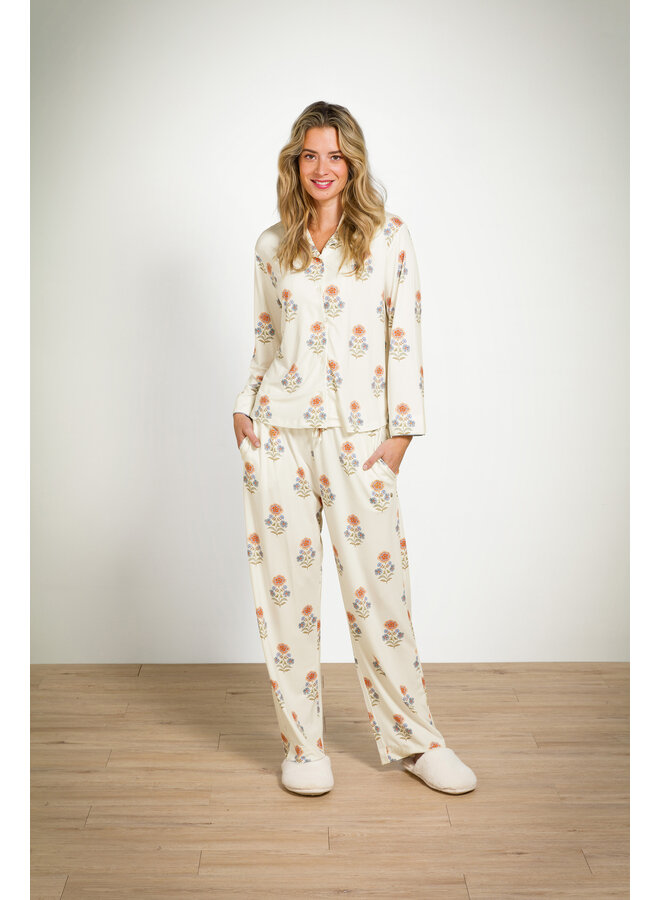 Belin Long Trousers Tanaka White