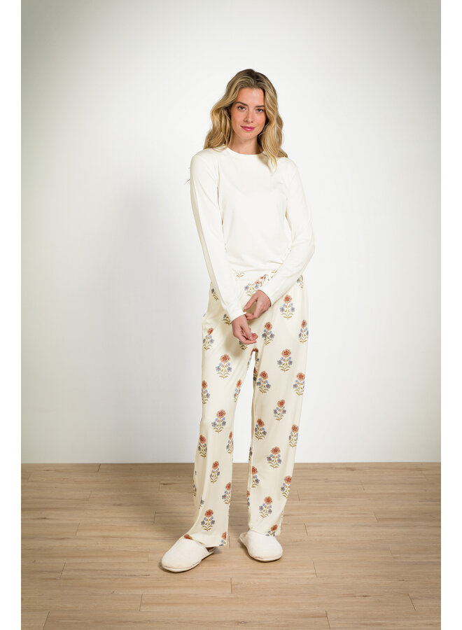 Belin Long Trousers Tanaka White