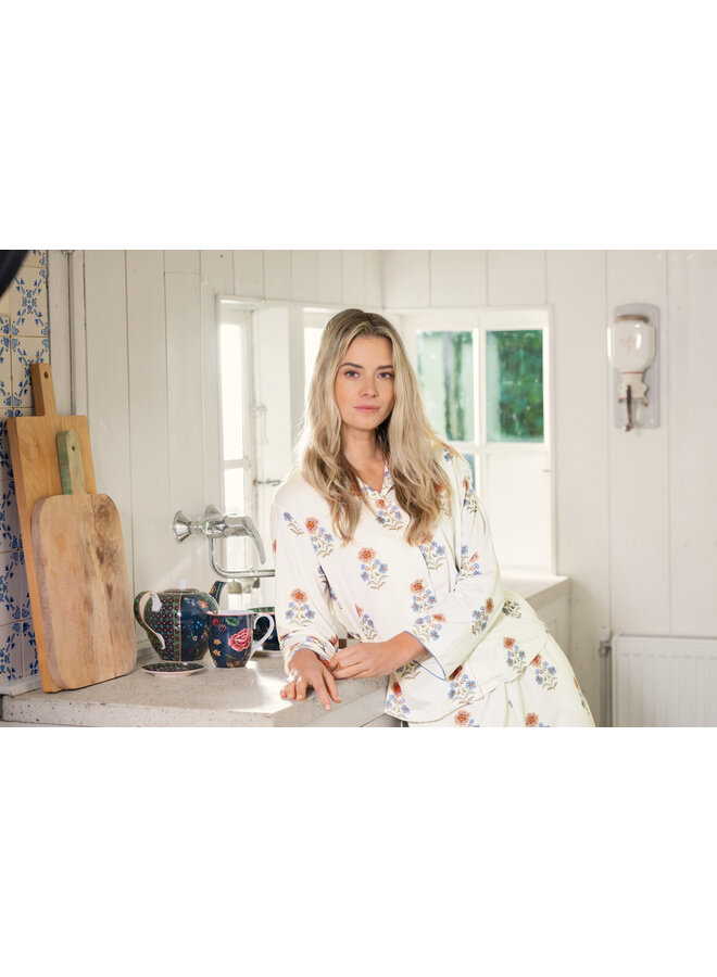 Belin Long Trousers Tanaka White