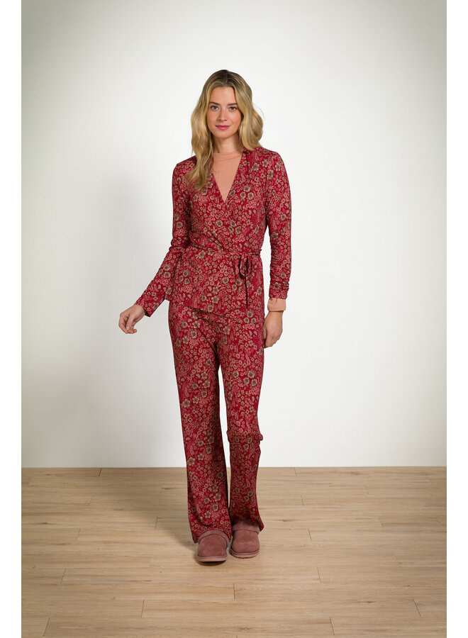 Blake Long Trousers Daisy Dreams Red