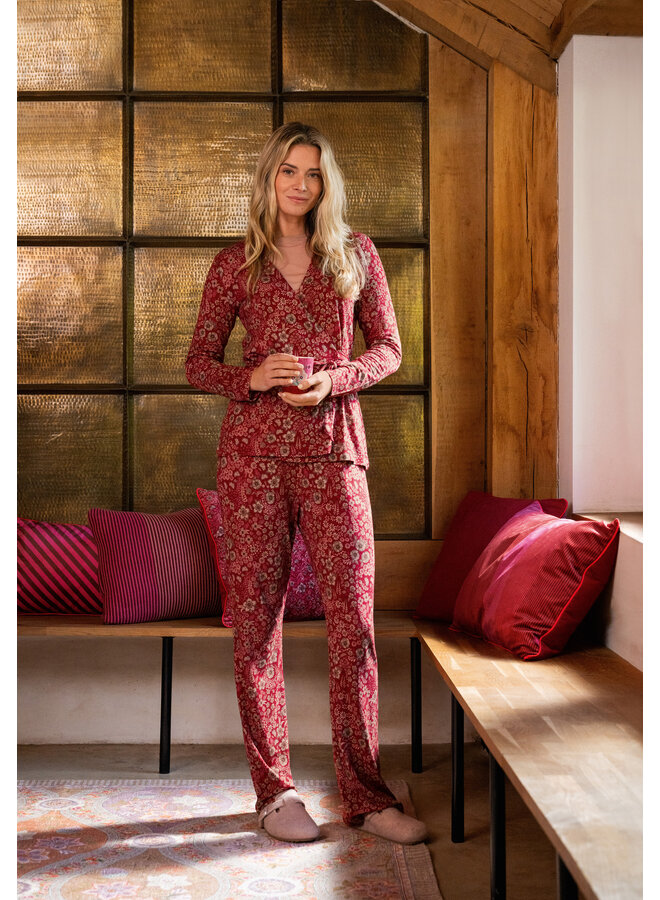 Blake Long Trousers Daisy Dreams Red