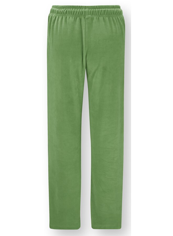Britta Long Trousers Velvet Green