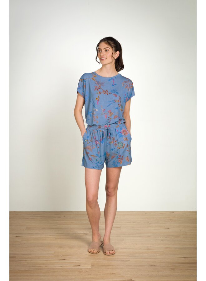 Bob Short Trousers Bodhi Flower Blue