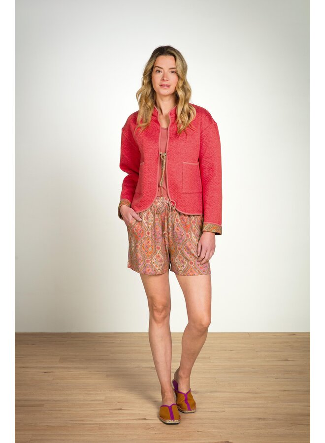 Bob Short Trousers Ornamento Orange