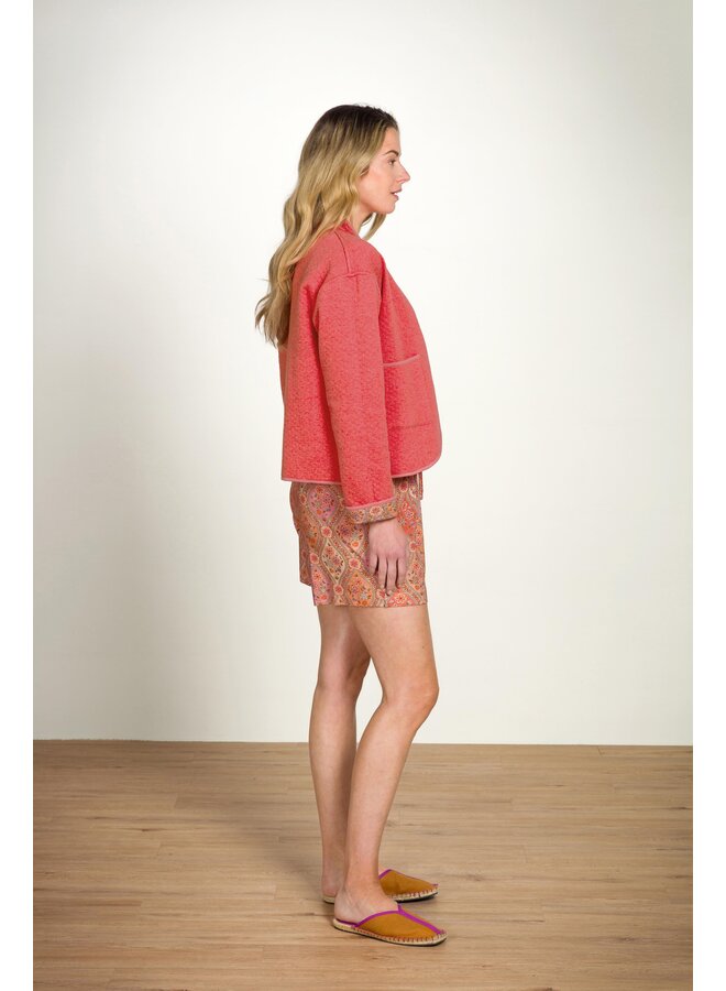 Bob Short Trousers Ornamento Orange