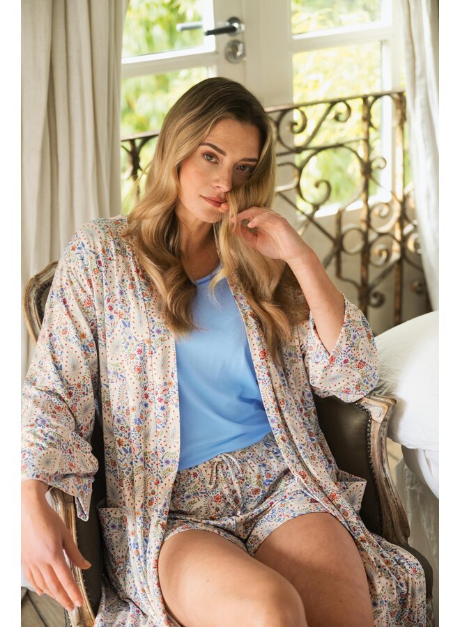 Bob Short Trousers Kairi Bloom Blue