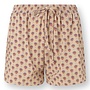 Bob Short Trousers Jaipur Flower Khaki Blue