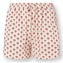 Bob Short Trousers Jaipur Flower White Pink