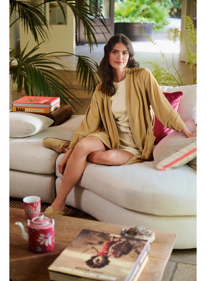 Bobi Short Trousers Little Sumo Stripe Sand