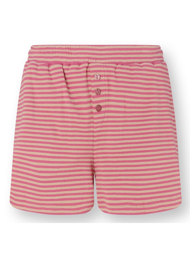 Bobi Short Trousers Little Sumo Stripe Pink