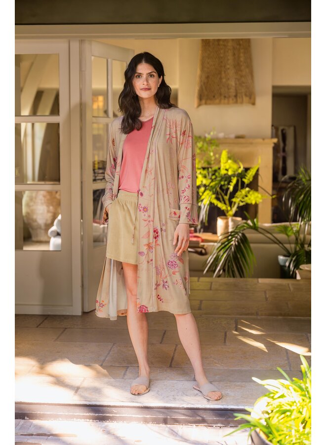 Bisou Short Trousers Velvet Beige