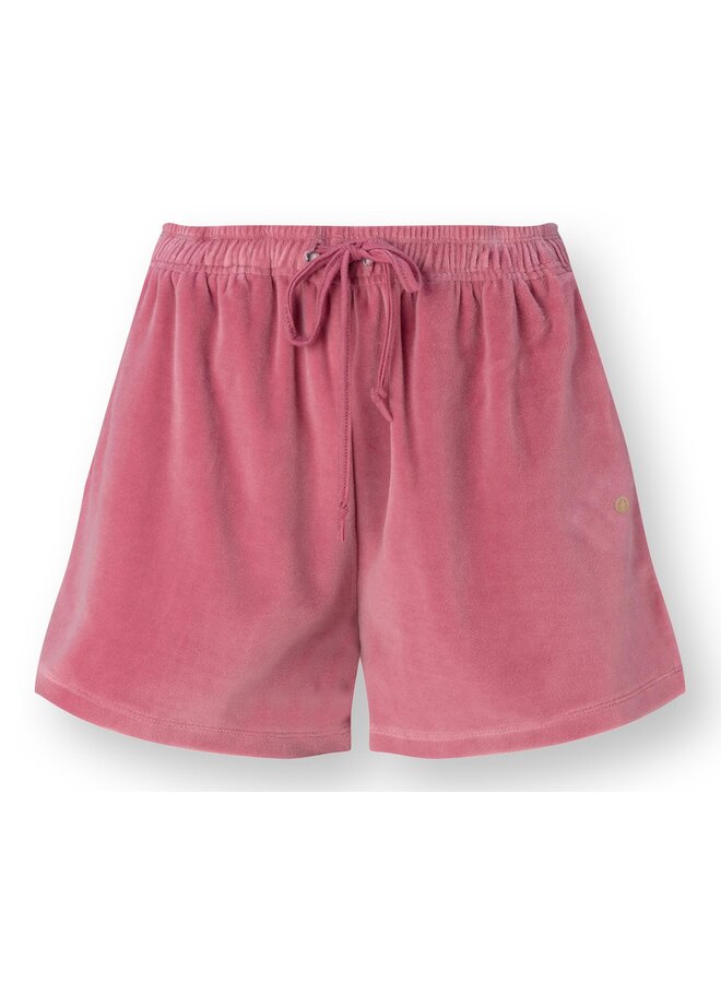 Bisou Short Trousers Velvet Pink