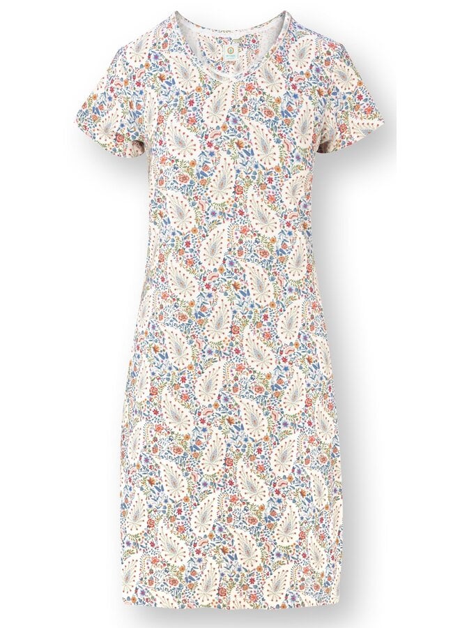 Djoy Short Sleeve Nightdress Kairi Bloom Blue