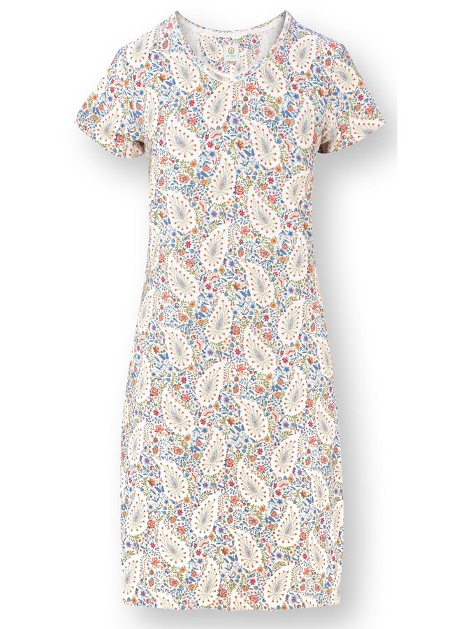 Djoy Short Sleeve Nightdress Kairi Bloom Blue