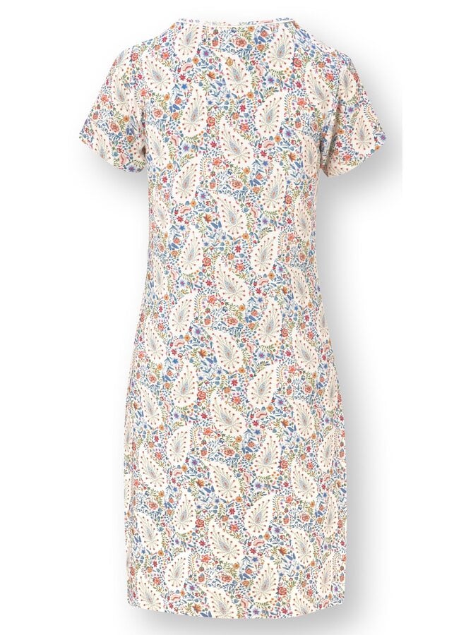 Djoy Short Sleeve Nightdress Kairi Bloom Blue