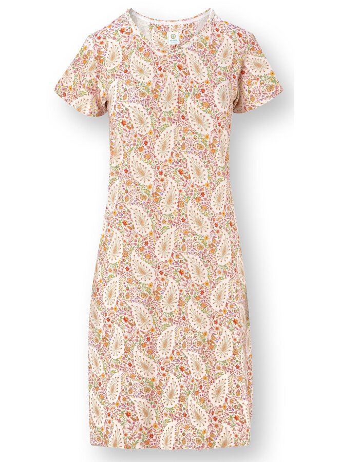 Djoy Short Sleeve Nightdress Kairi Bloom Red