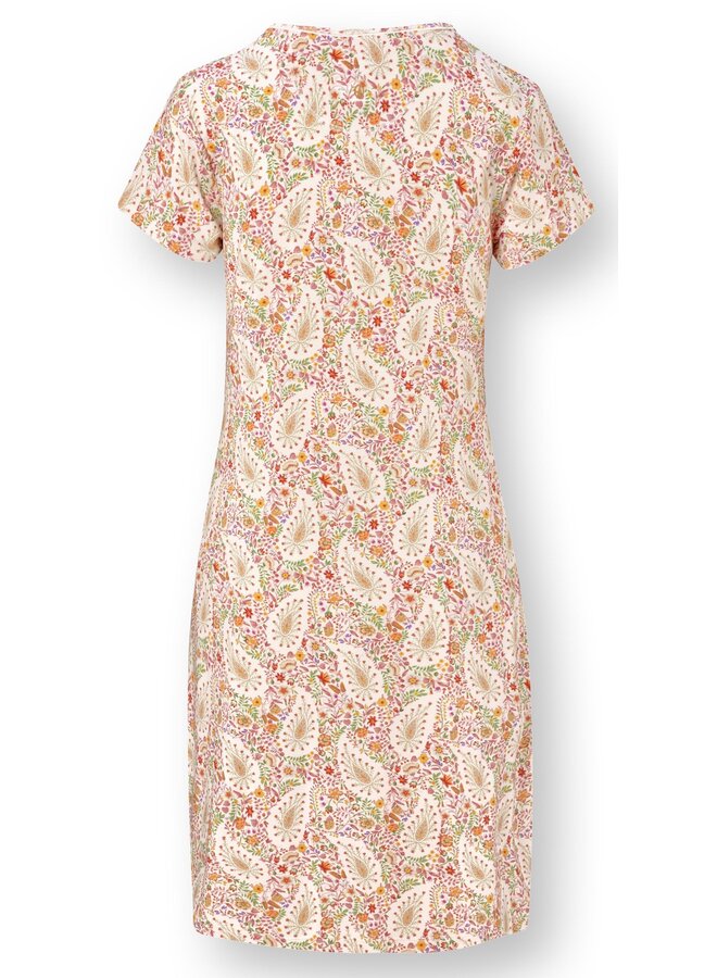 Djoy Short Sleeve Nightdress Kairi Bloom Red