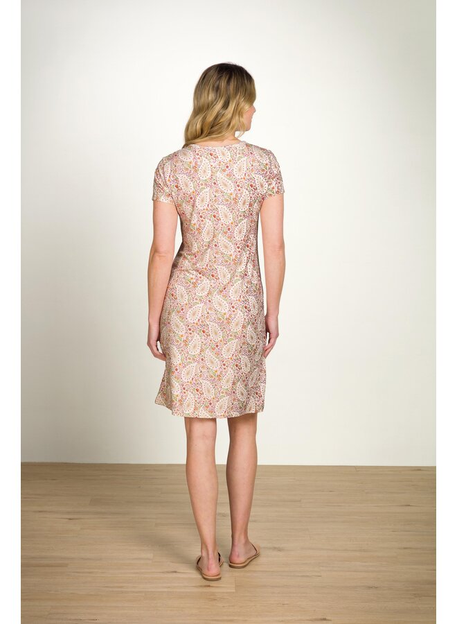 Djoy Short Sleeve Nightdress Kairi Bloom Red