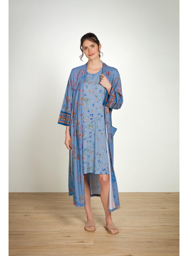 Daniela Short Sleeve Nightdress Delhi Dreams Blue