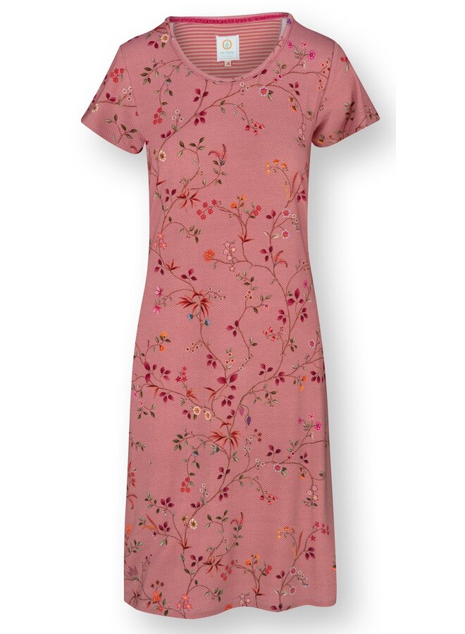 Daniela Short Sleeve Nightdress Delhi Dreams Pink