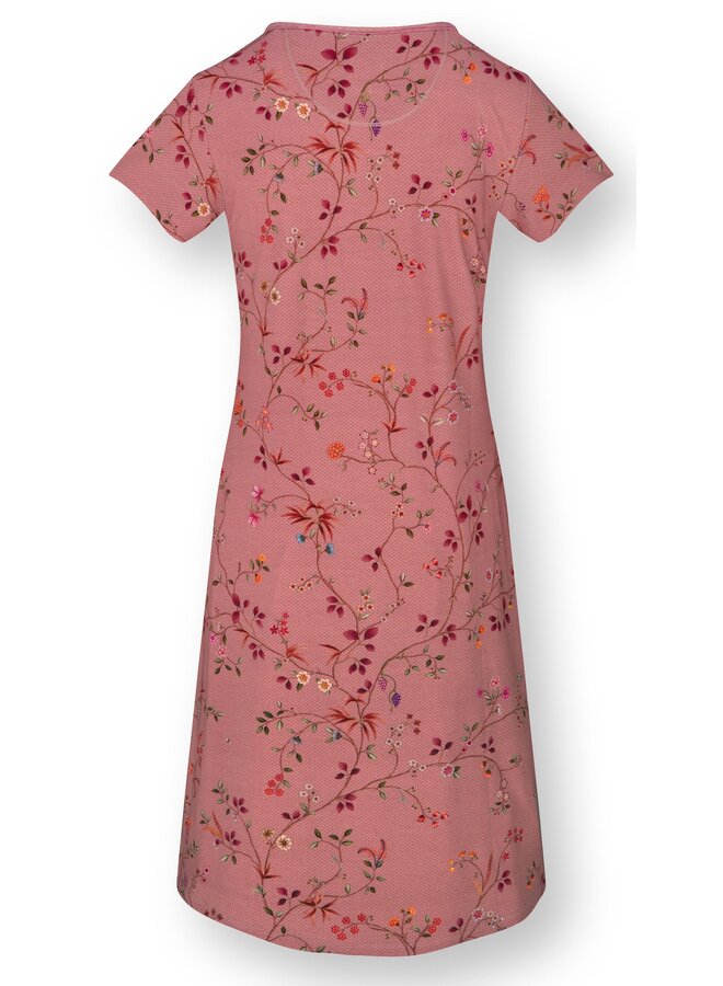 Daniela Short Sleeve Nightdress Delhi Dreams Pink