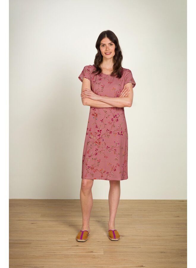 Daniela Short Sleeve Nightdress Delhi Dreams Pink