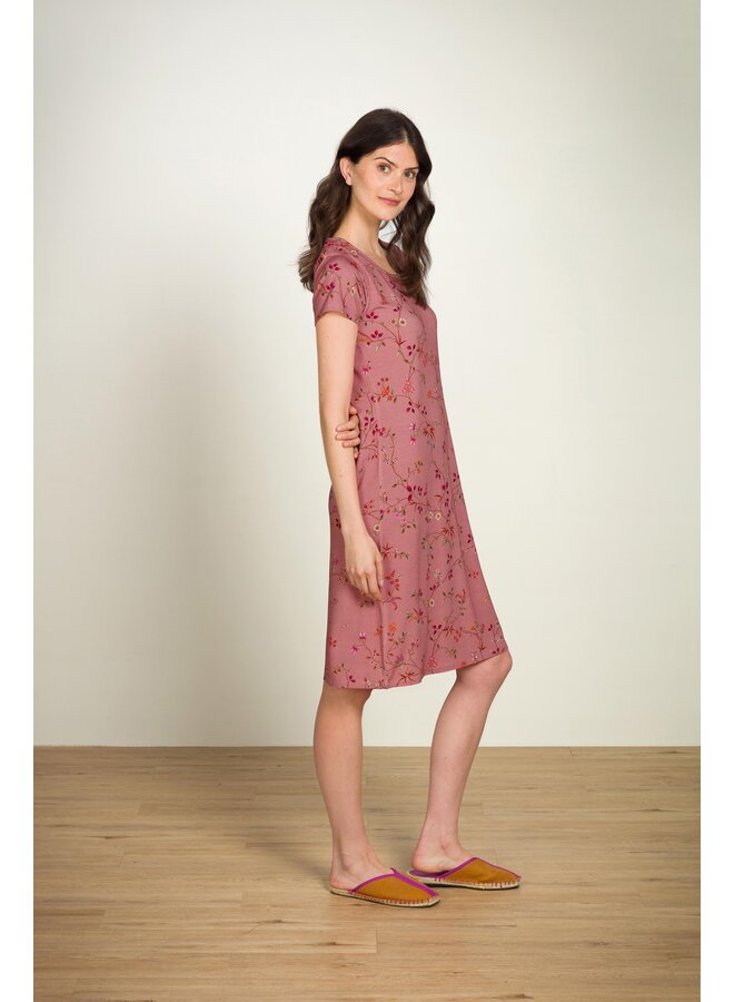 Daniela Short Sleeve Nightdress Delhi Dreams Pink