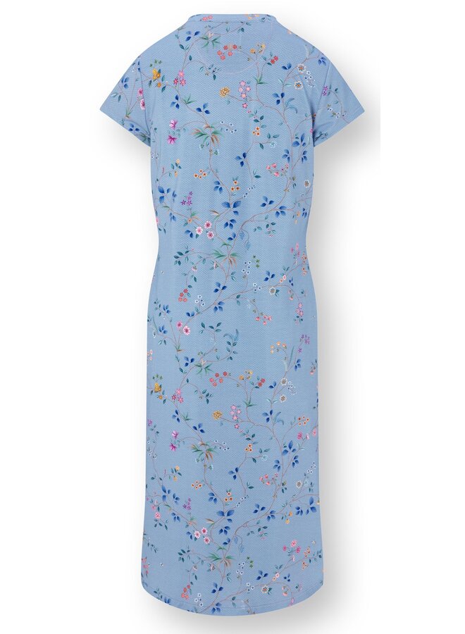 Dalia Short Sleeve Nightdress Delhi Dreams Blue