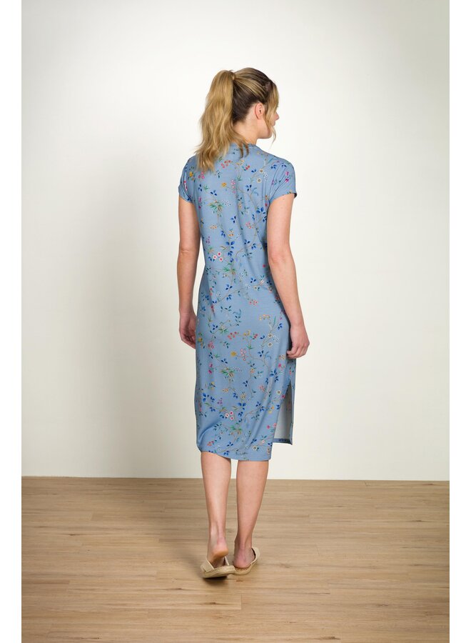 Dalia Short Sleeve Nightdress Delhi Dreams Blue