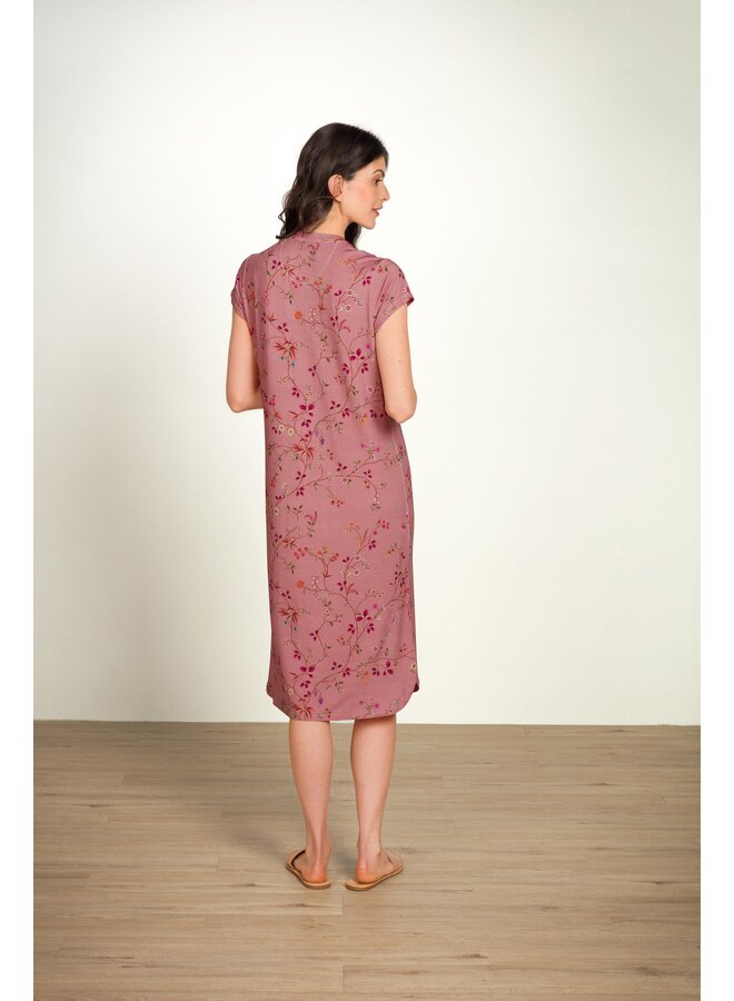 Dalia Short Sleeve Nightdress Delhi Dreams Pink