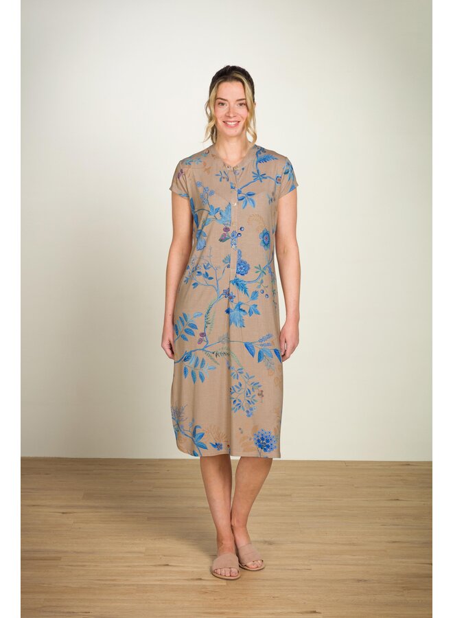 Dalia Short Sleeve Nightdress Marigold Blue